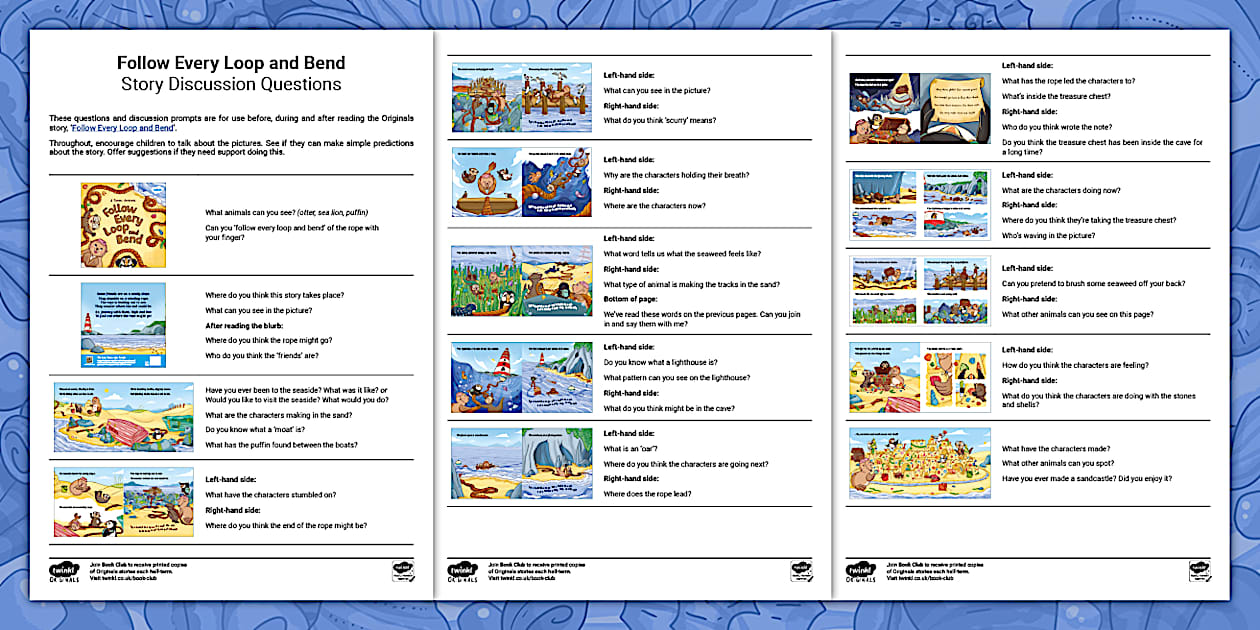 Follow Every Loop and Bend Story Discussion Questions