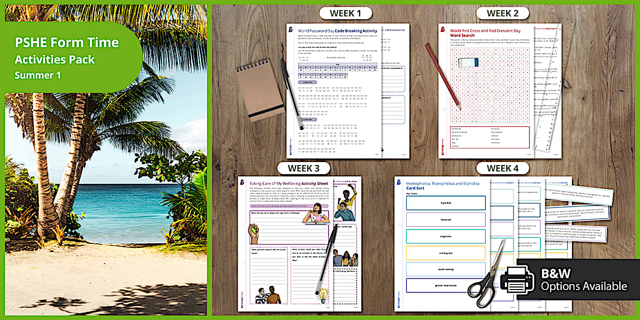 Form Time Summer Activites