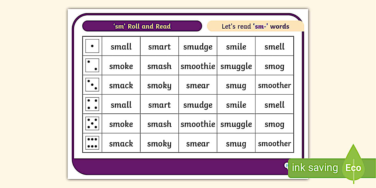 #39 sm #39 Roll and Read Board Game (teacher made) Twinkl