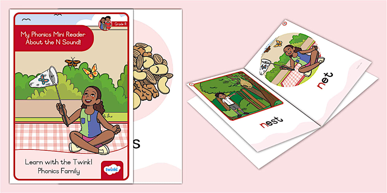 Grade R Phonics - Mini Reader - n Sound (CAPS Aligned)
