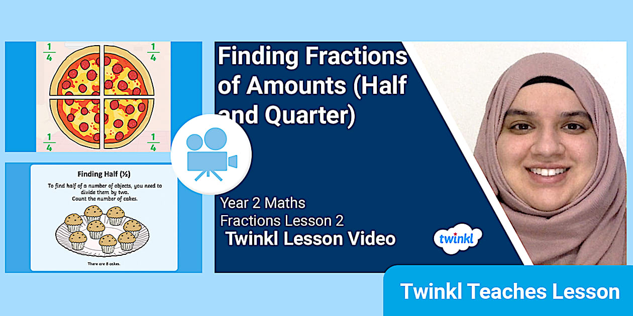 👉 Year 2 (Ages 6-7) Fractions: Video Lesson 2 - Twinkl