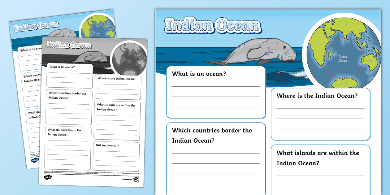 Indian Ocean Fact File Template