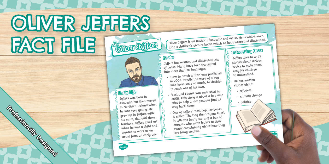 Oliver Jeffers Fact File