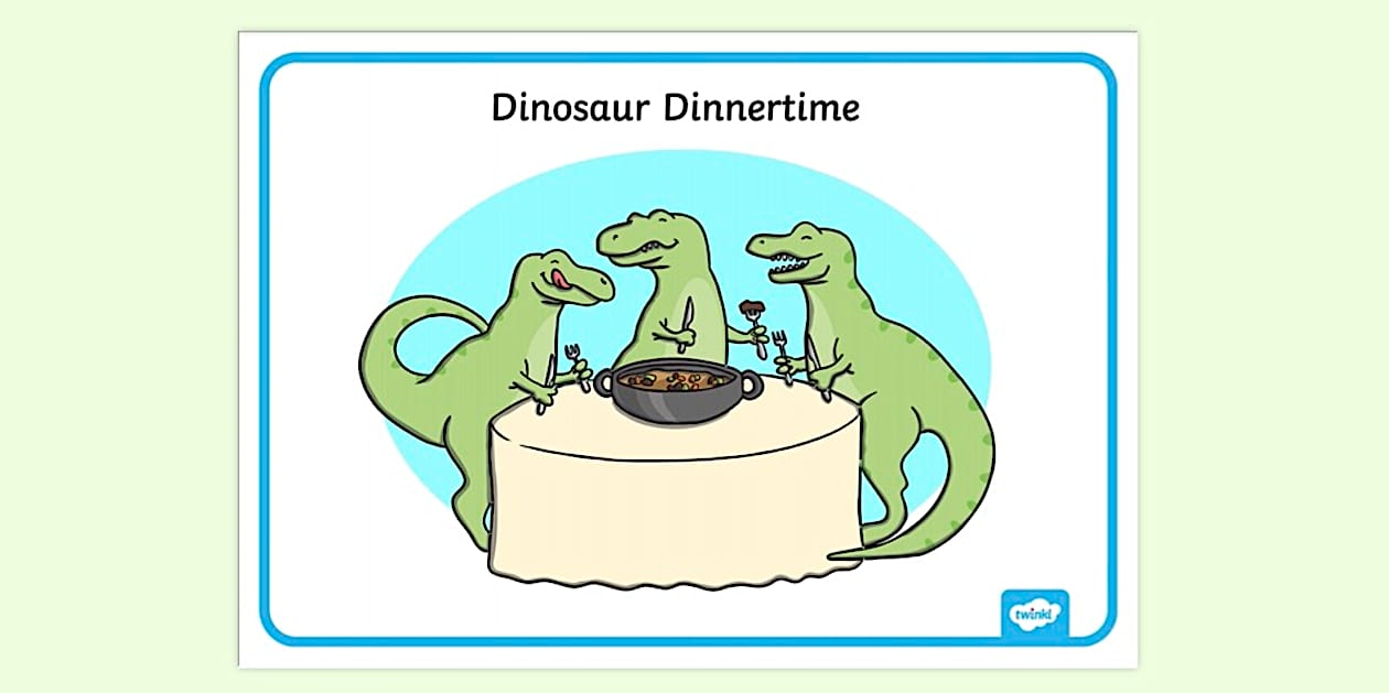 Dinosaur Poster for Toddlers | Primary Resources