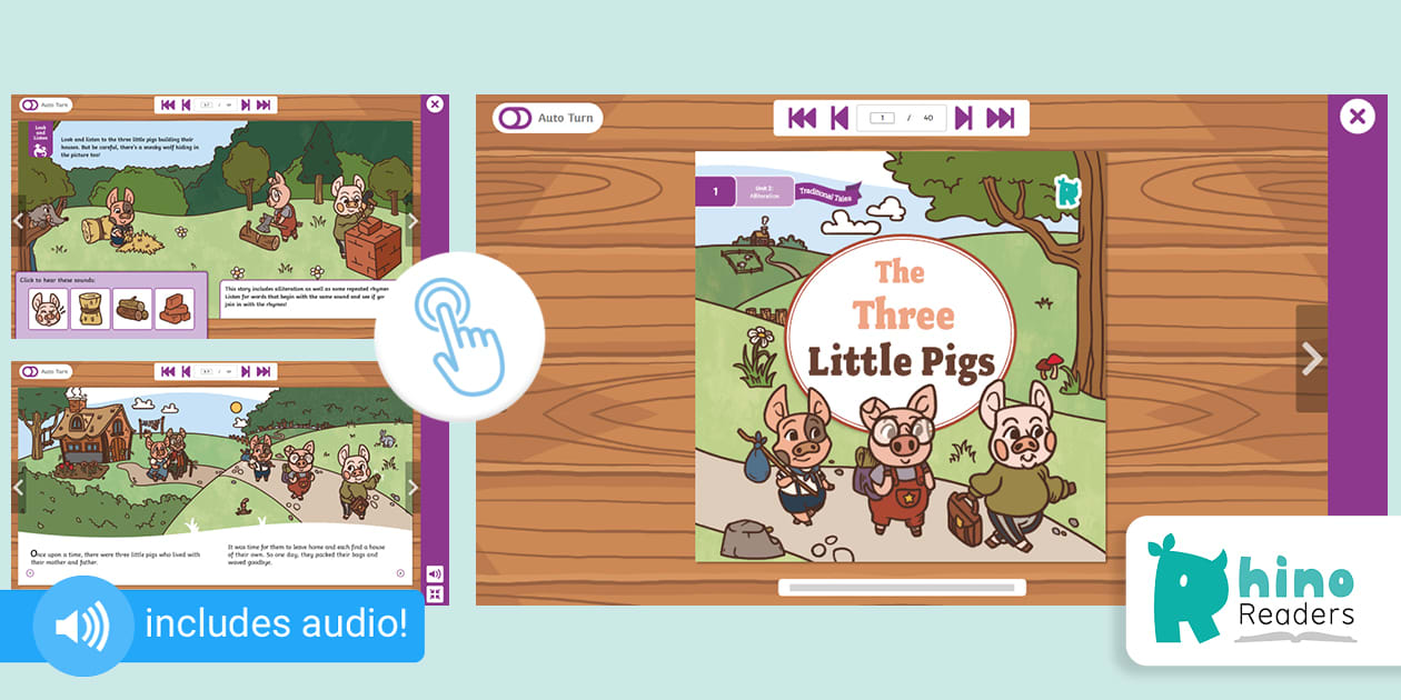 Level 1 Unit 2 Reading Scheme Book: The Three Little Pigs
