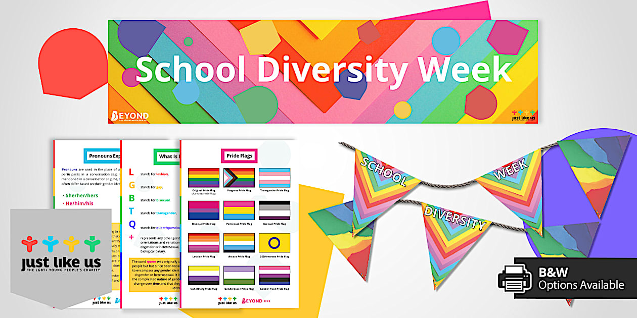 School Diversity Week: Diversity Display Ideas Pack