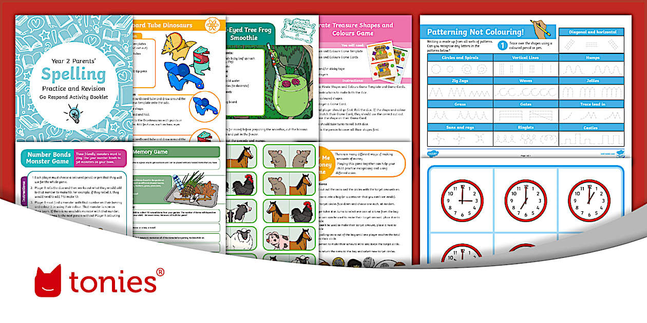 Twinkl and Tonies: Printable Worksheets for 5-year-olds