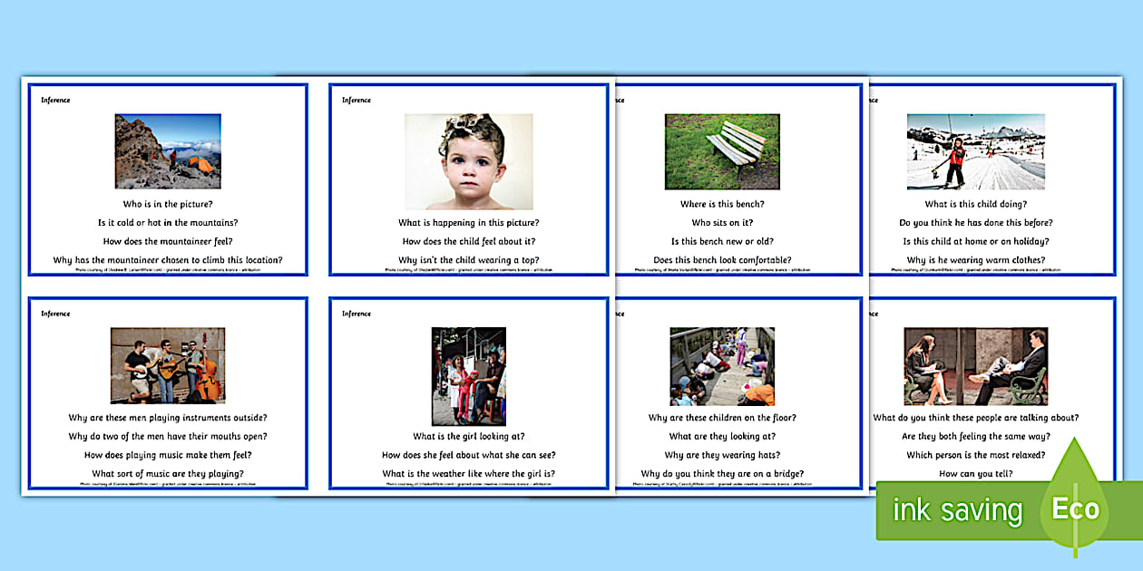 Editable Guided Reading Skills Task Cards Inference Arabic Translation