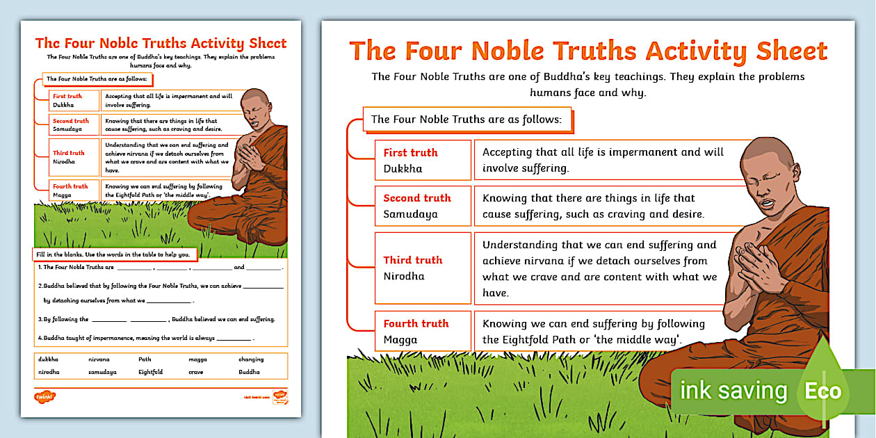 Four Noble Truths are The Most Important Buddhist Teachings