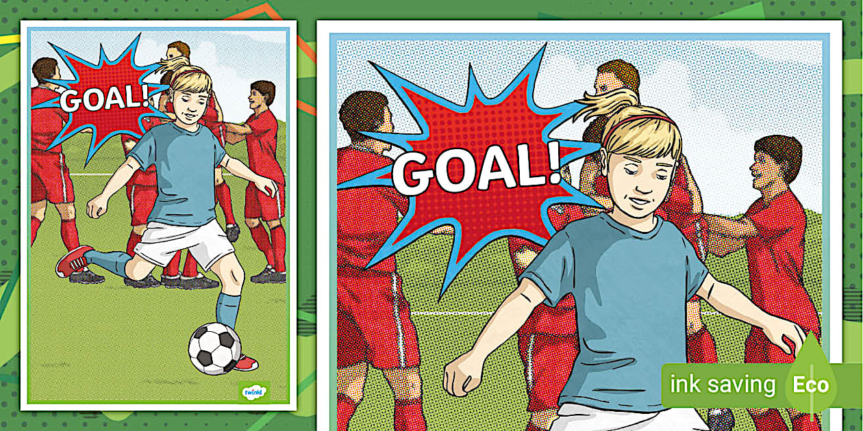 Football Pop Art Display Poster