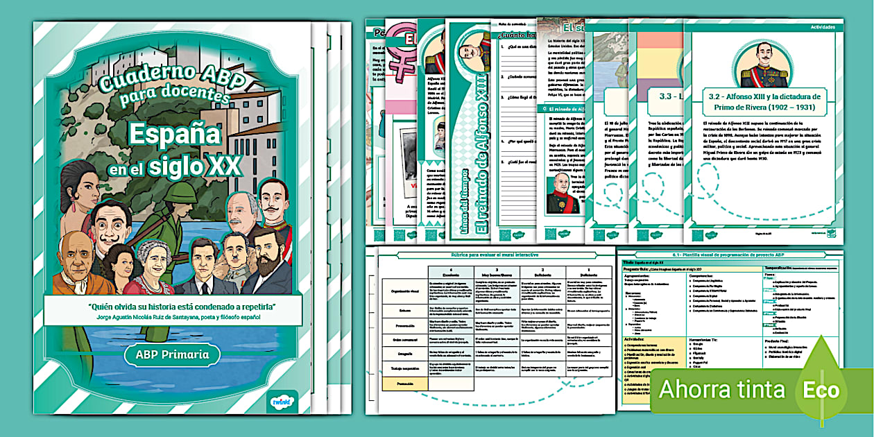 Cuaderno ABP para docentes: España en el siglo XX