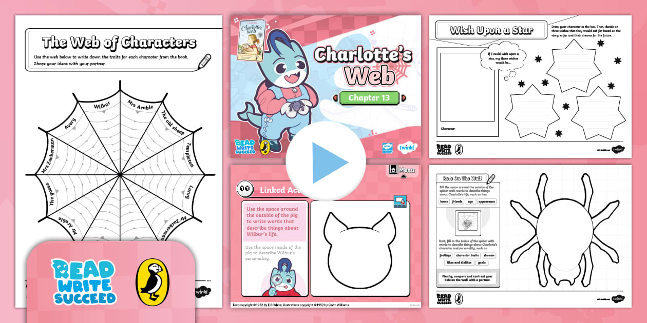 FREE! - Charlotte's Web Whole-Class Guided Reading Unit Pack [LKS2]