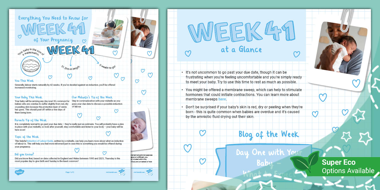 Science Week 41 Everything You Need to Know for Week 41 of Your Pregnancy
