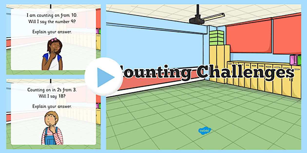 Counting Challenges PowerPoint (teacher made) - Twinkl