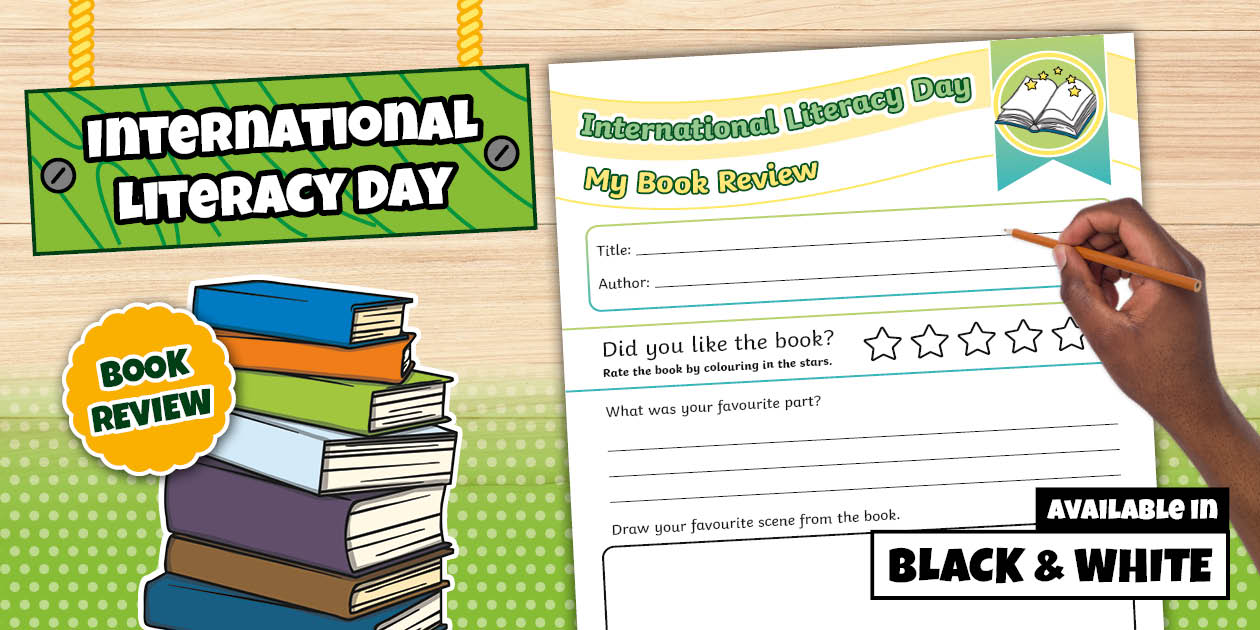 International Literacy Day Book Review Template