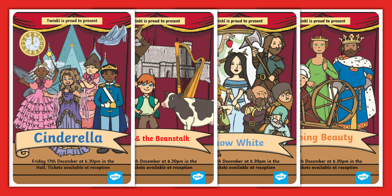 Pantomime Poster Templates