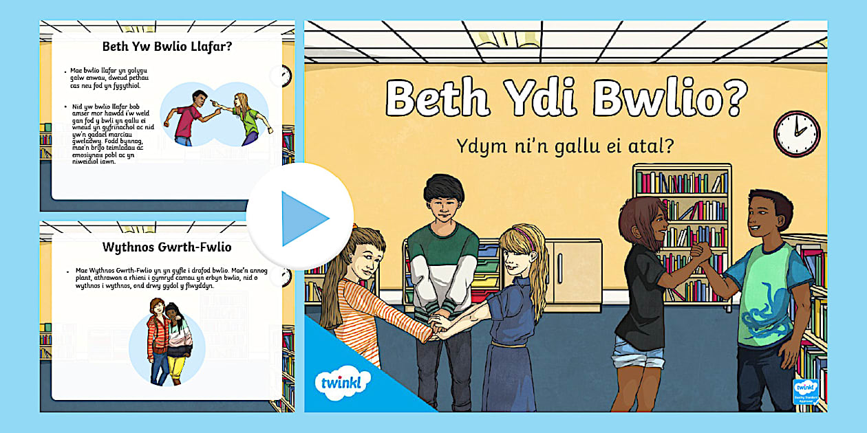 Pŵerbwynt Wythnos Gwrth Fwlio: Beth Ydi Bwlio?