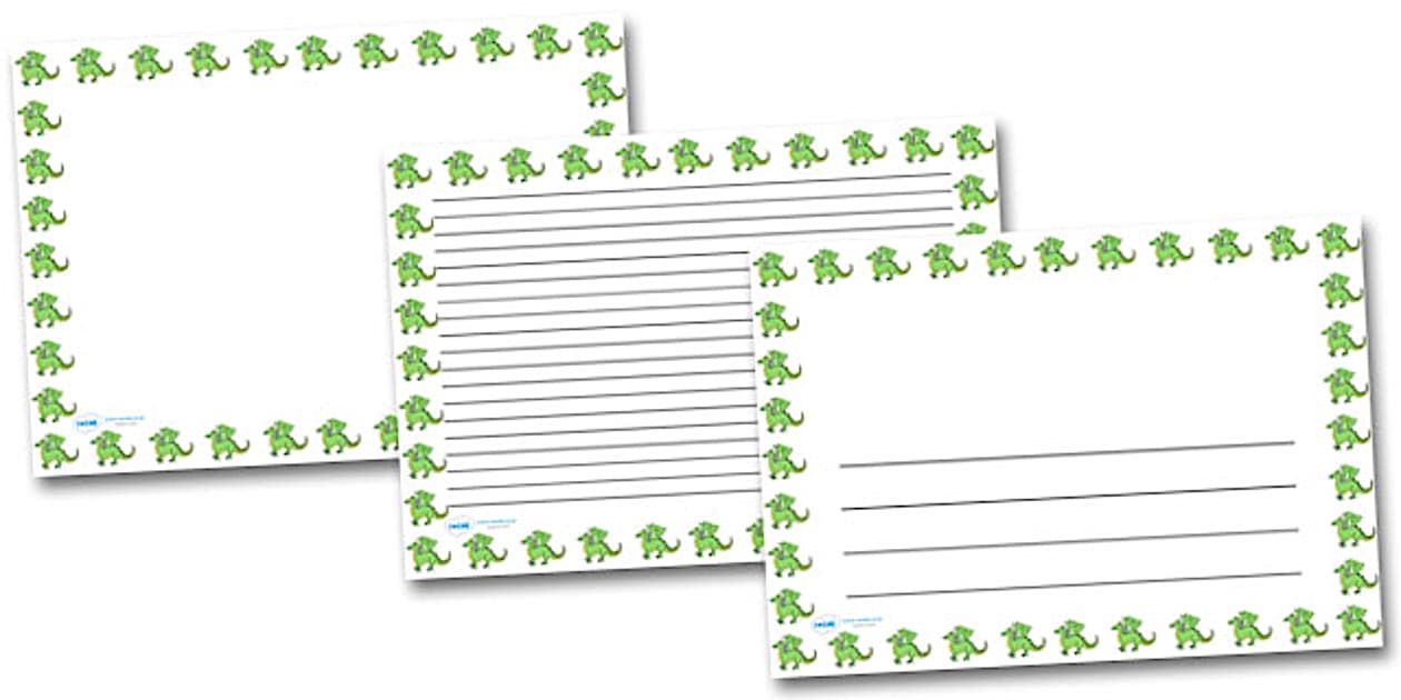 Dragon Landscape Page Borders- Landscape Page Borders