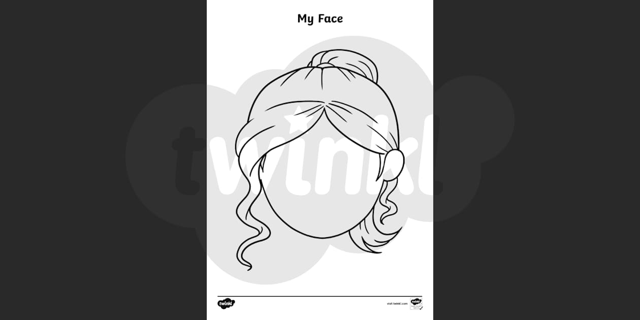 face template outline