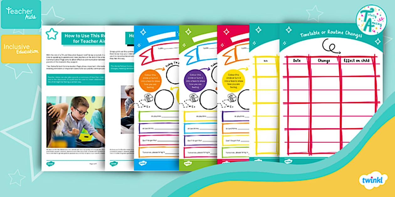Learning Aide Teacher Aide home-school-communication