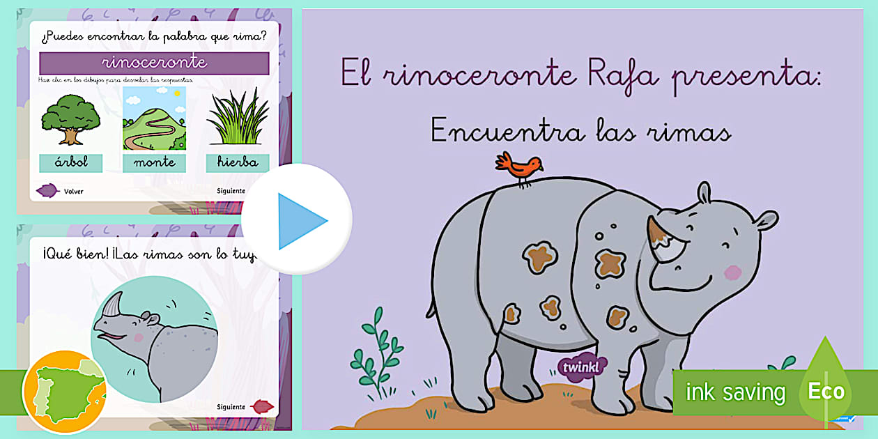 Actividad para identificar rimas | Twinkl USA - Twinkl