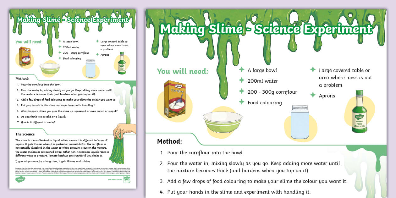 Making Slime - Science - How To Make Slime For Kids - Twinkl