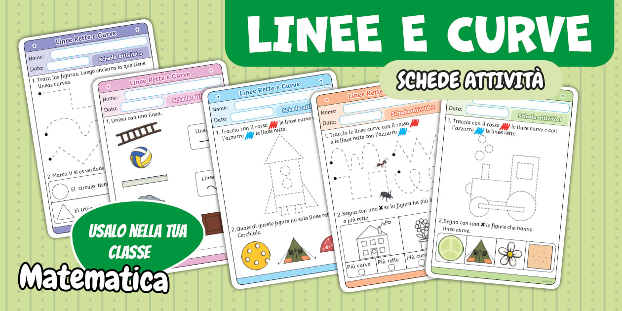 Linee rette e curve