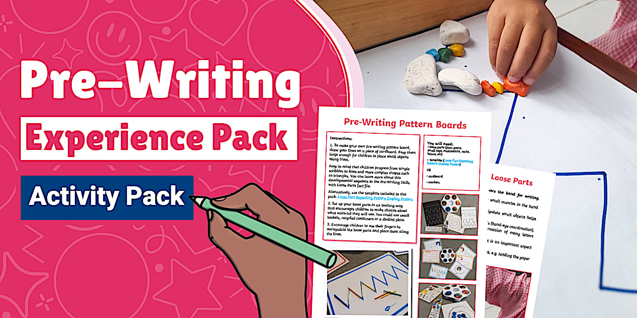 Pre-Writing Experience Pack