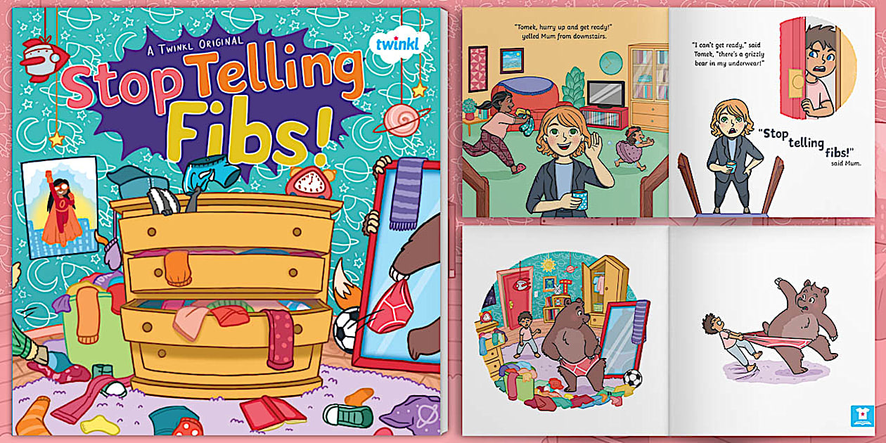 Stop Telling Fibs eBook eBook Story Book Rhyming eBook