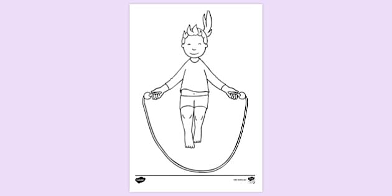 Rope Colouring Sheet - KS1 Resources (Teacher-Made) - Twinkl