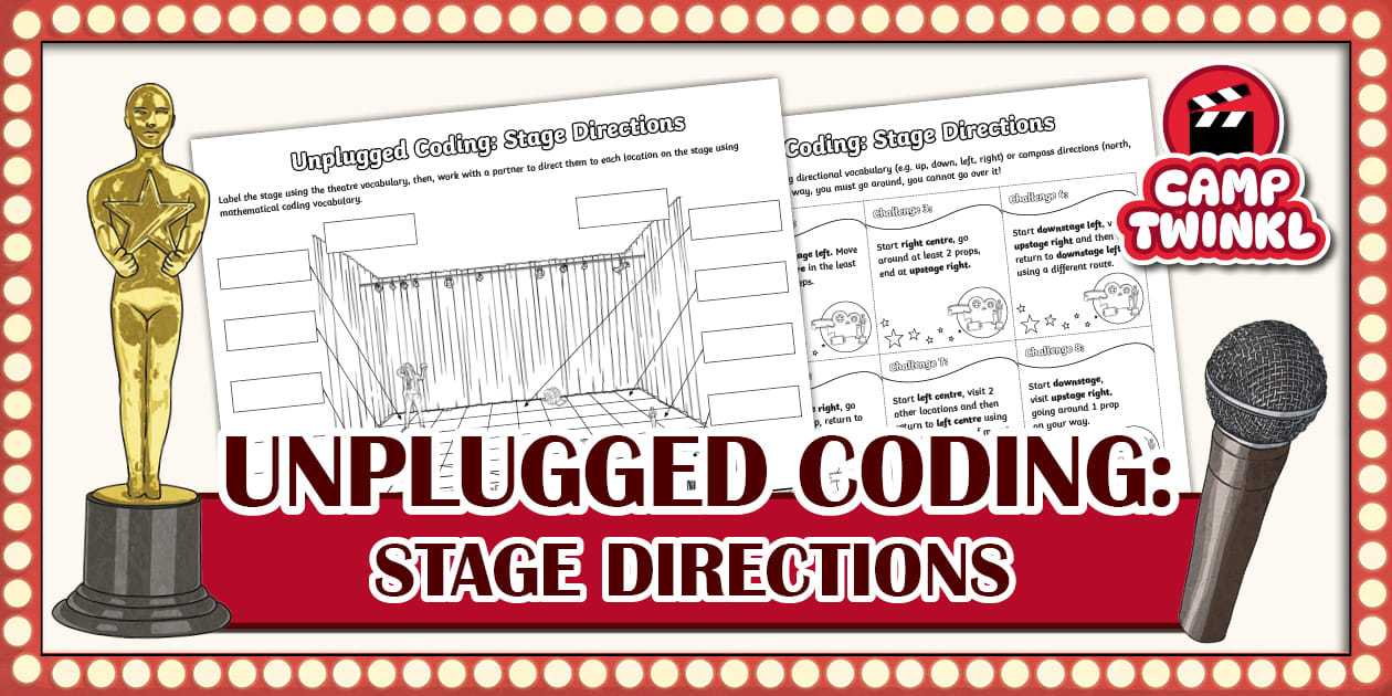 Unplugged Coding Theatre Activity