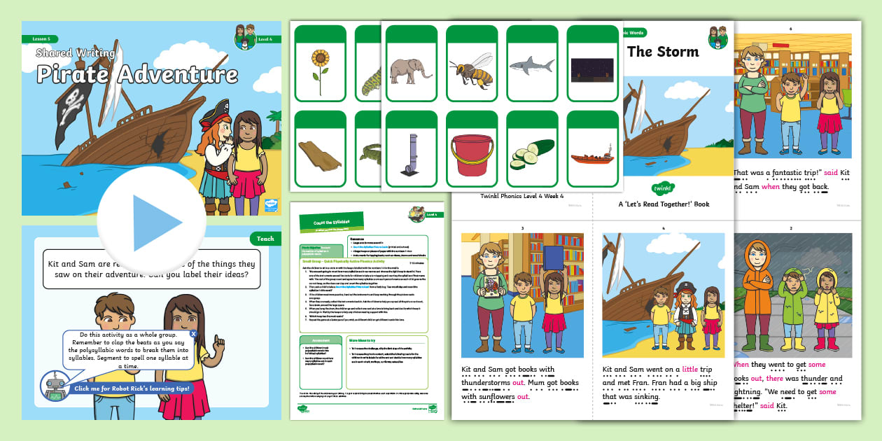 Shared Reading Polysyllabic Words - Primary Resources