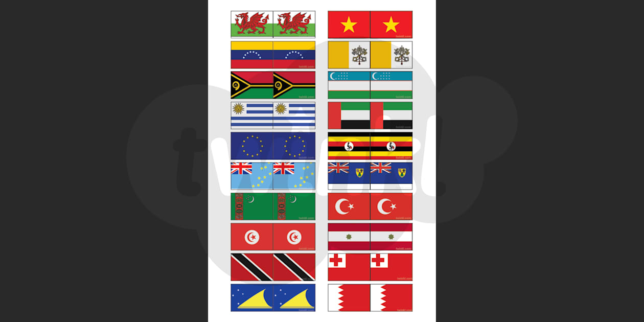 List Of Country Flags Of The World