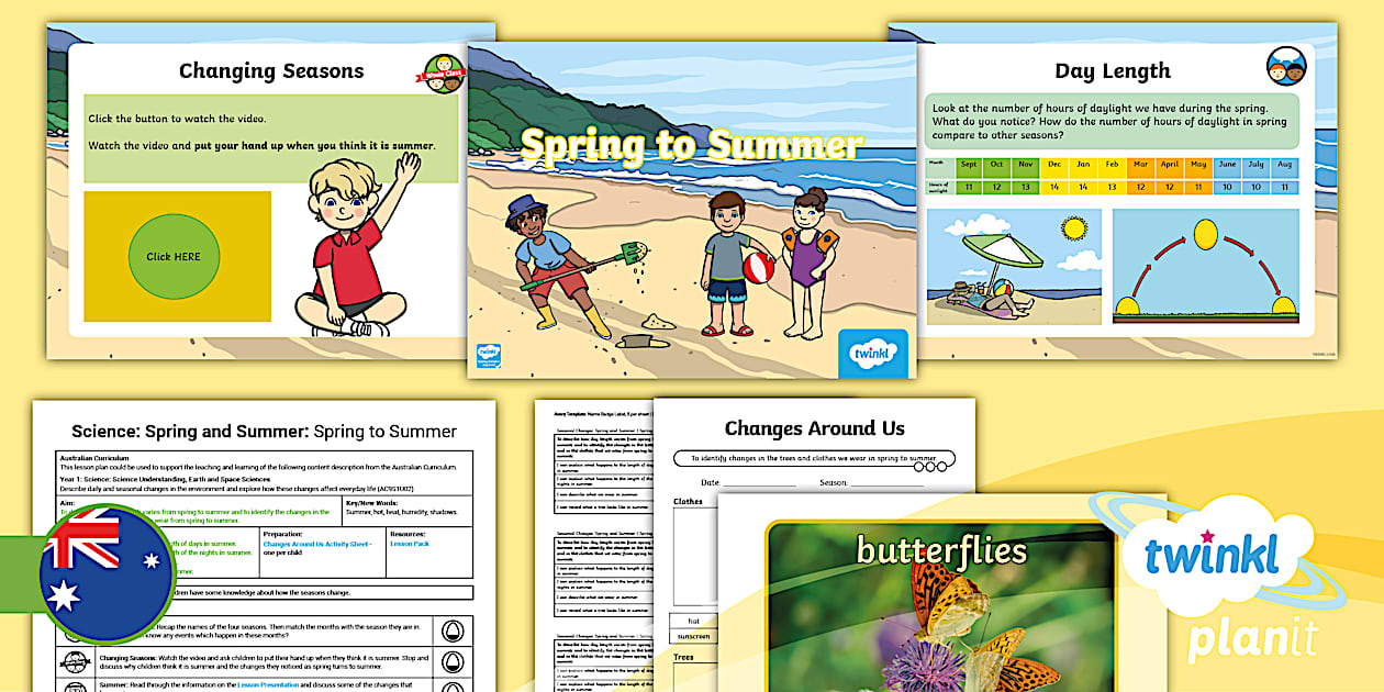 Year 1 Science Spring and Summer Lesson 4 Spring to Summer