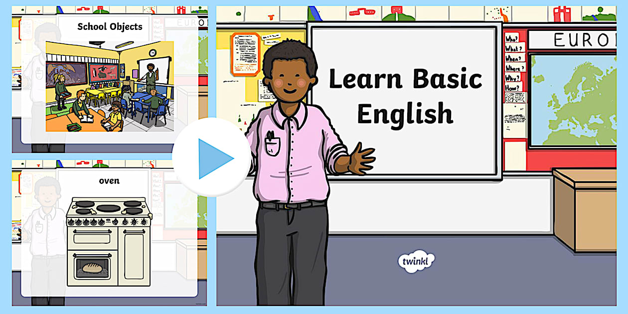 Basic English - Everyday Objects PowerPoint - Twinkl