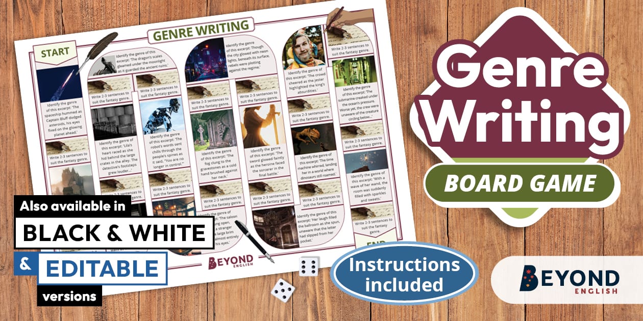Genre Writing Board Game