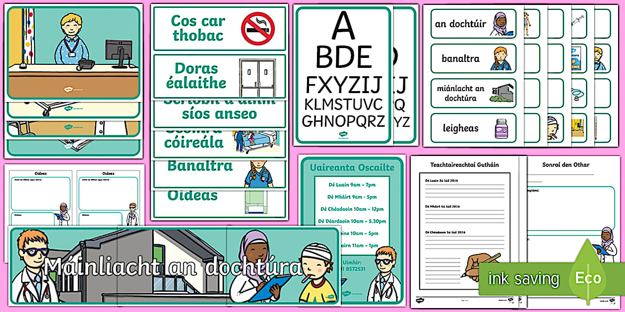 Aistear Pack The Doctor's Surgery Gaeilge Display Pack
