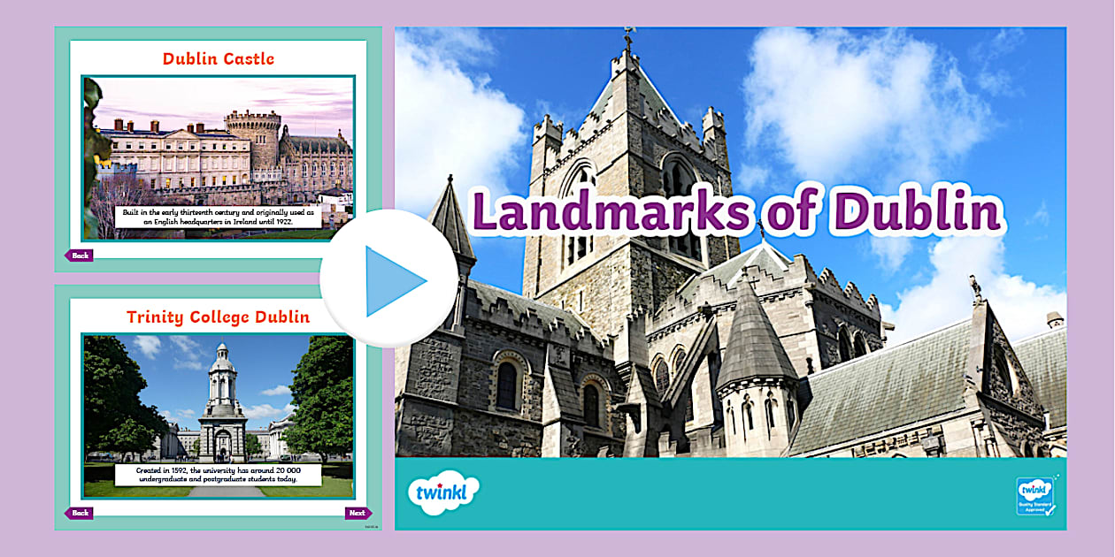 Landmarks of Dublin Photo PowerPoint (teacher made) - Twinkl
