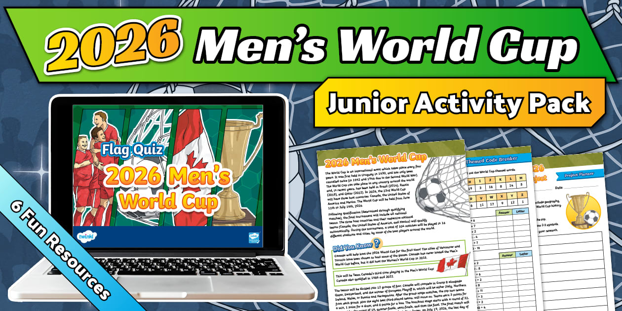 Men's World Cup 2026 Junior Activity Pack
