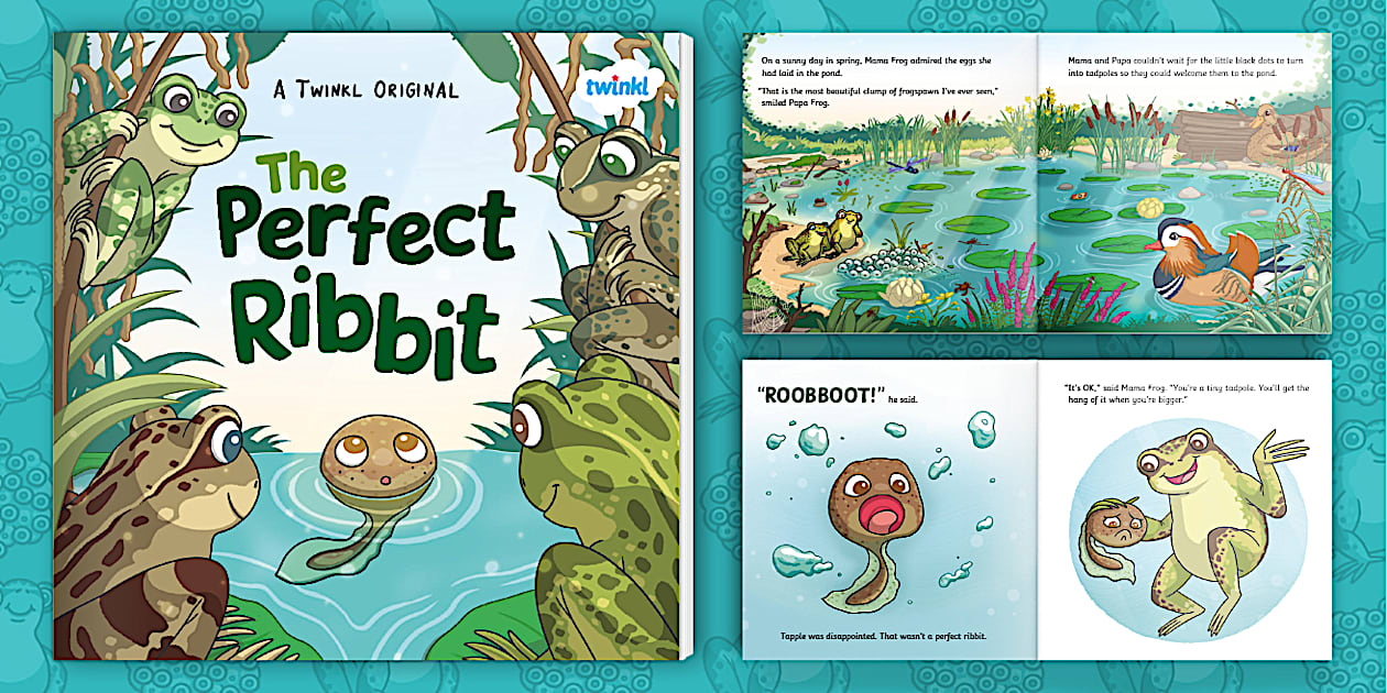 'The Perfect Ribbit' eBook - Frog Life Cycle Children's Book