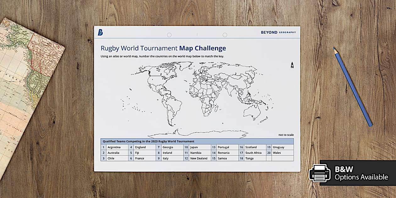 2023 Rugby World Tournament Map Challenge |Geography| Beyond