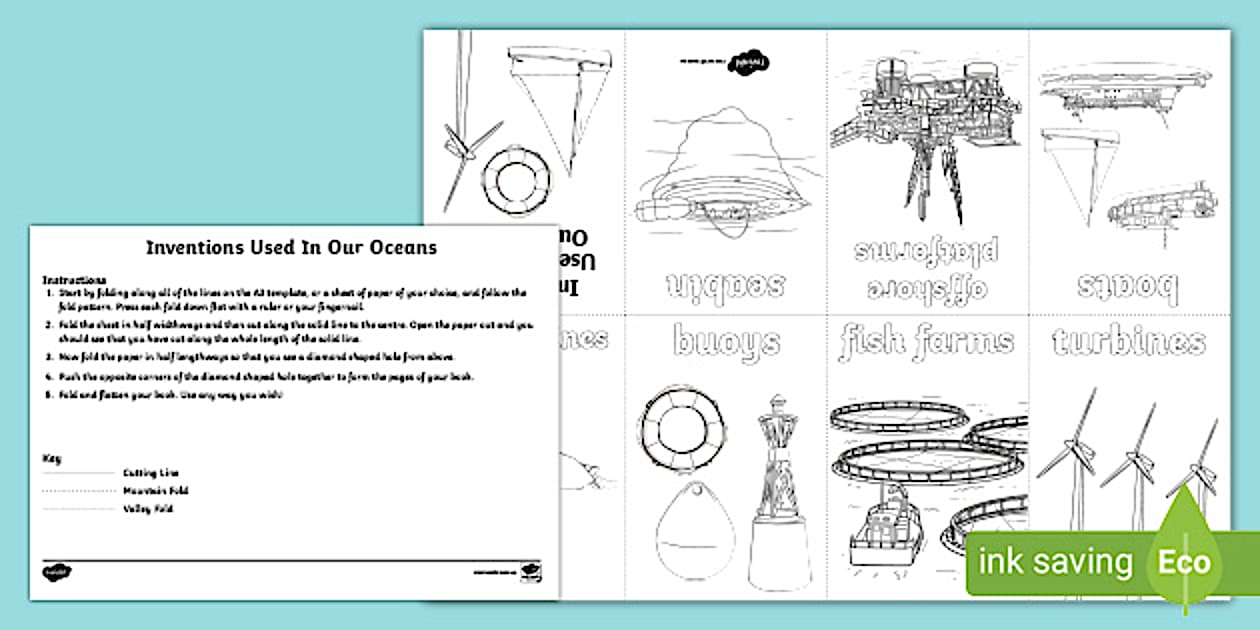 Ocean Inventions Booklet (teacher made) - Twinkl