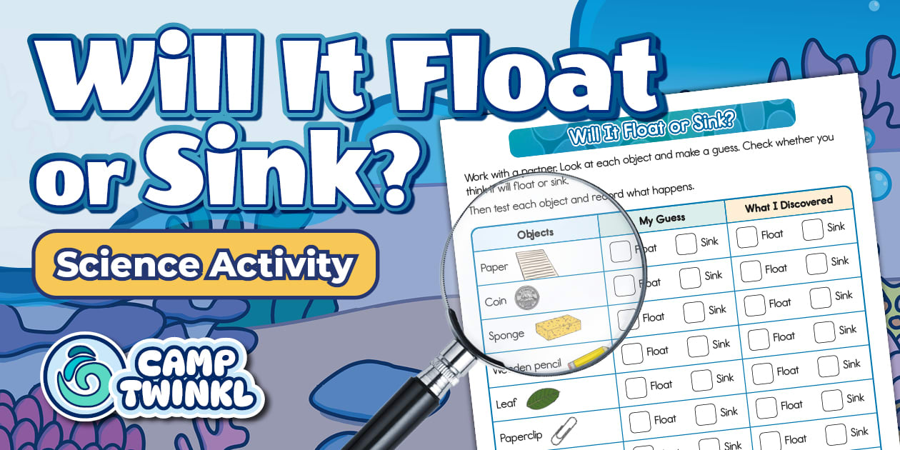 Will It Float or Sink? Activity