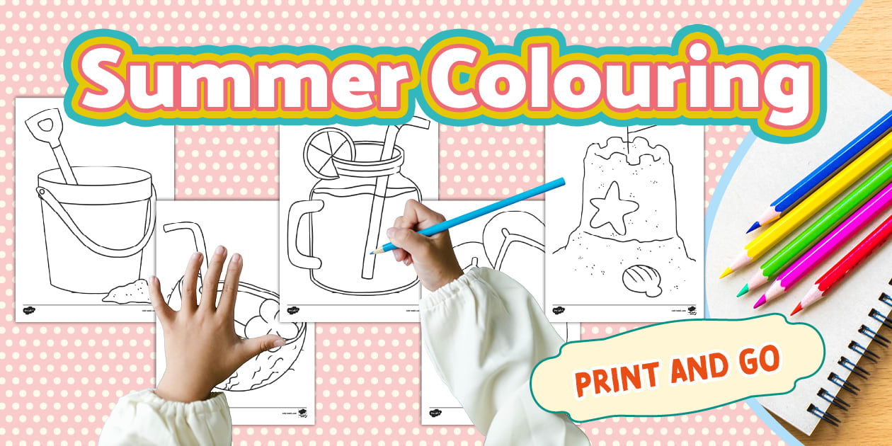 Foundation Phase Life Skills - My First Summer - Colouring Pack (CAPS ...