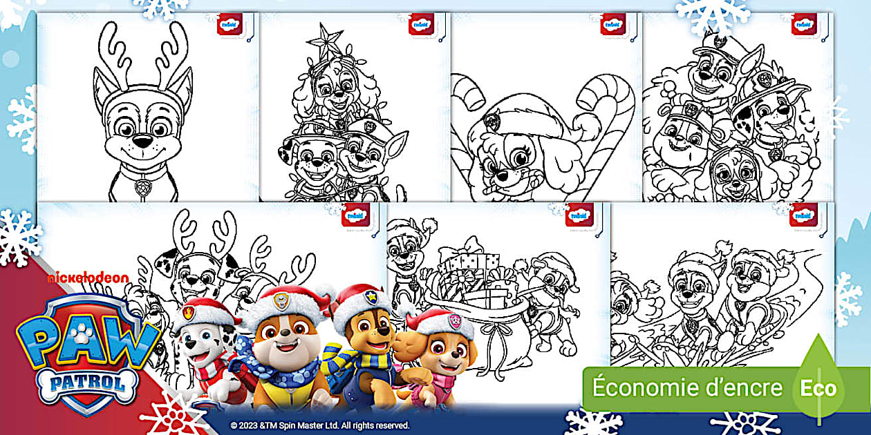 FREE! - La Pat' Patrouille - coloriages (teacher made)