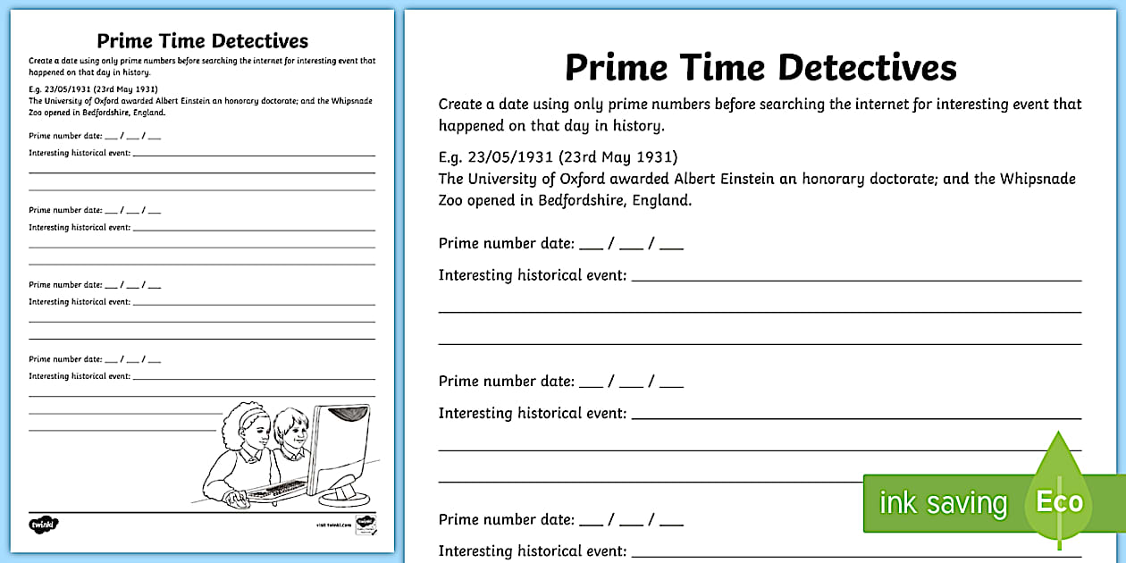 Prime Time Detectives Worksheet / Worksheet (teacher made)