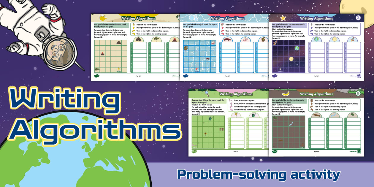 KS1 Computer-Free Coding Activity: Writing Algorithms