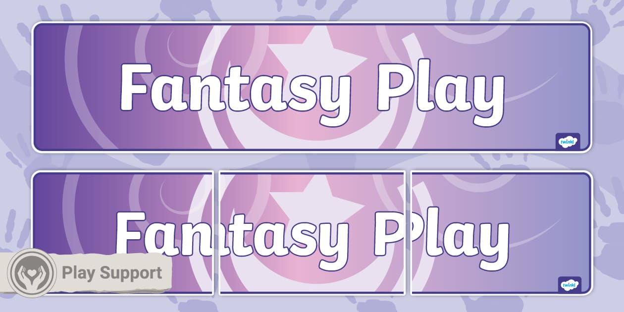 Fantasy Play Icon Display Banner (teacher made) - Twinkl