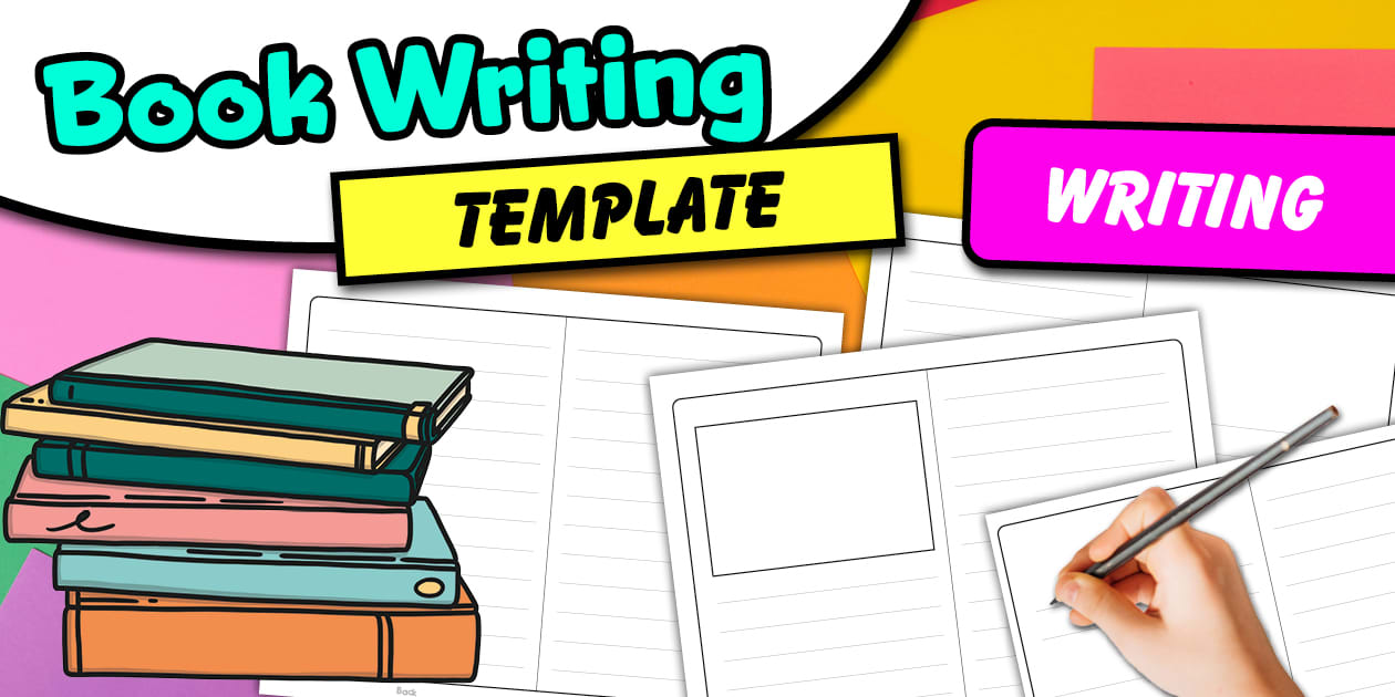Book Writing Template I Blank Book I ELA (teacher made)