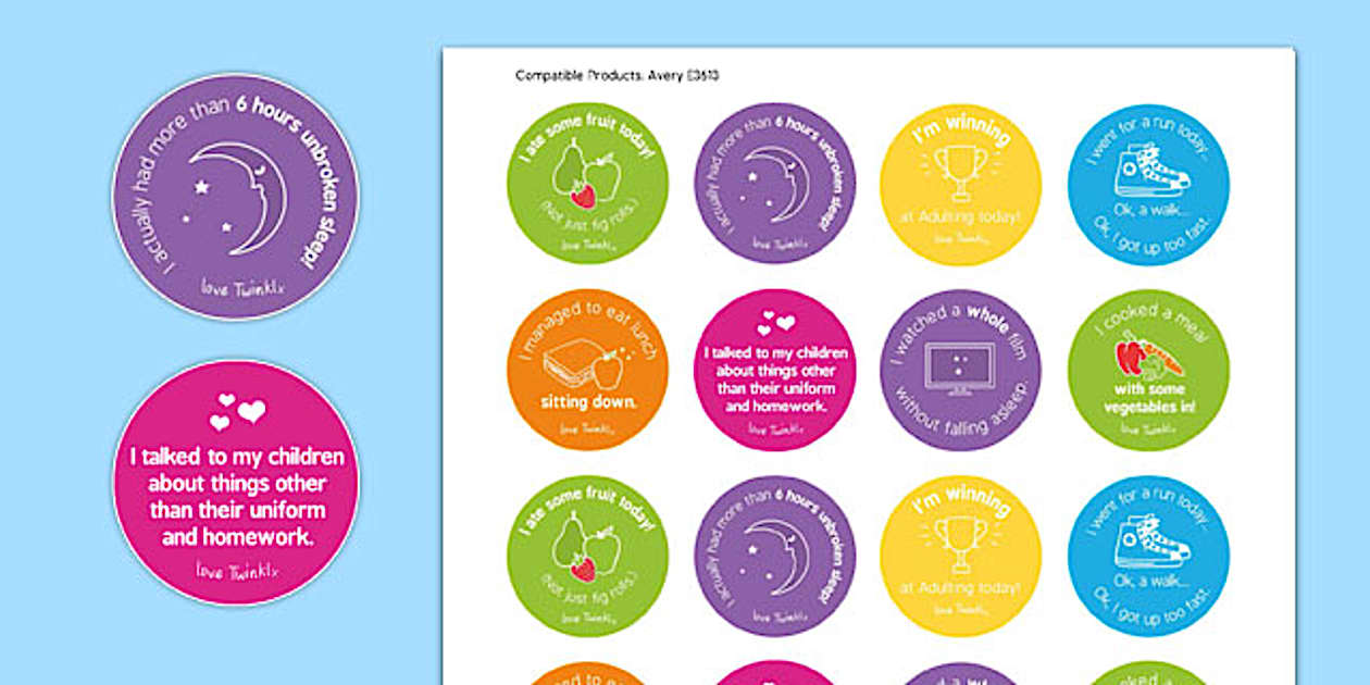 Reward Stickers For Grown-Ups | home | adulting stickers